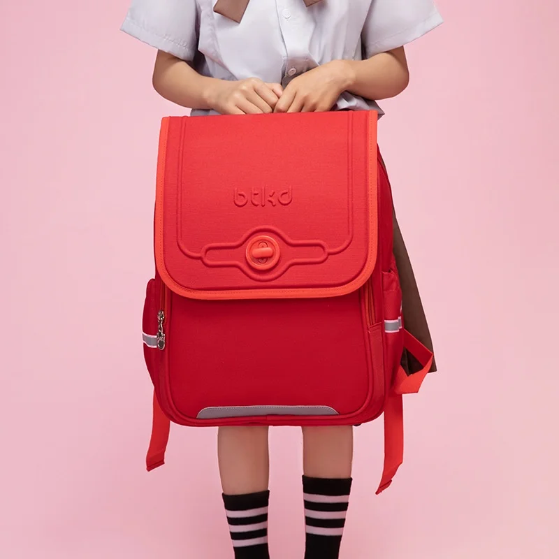 British Style Children Solid Simple Cool Backpacks 2022 New Primary Girl Boy Students Breathable Large Capacity Schoolbags Hot