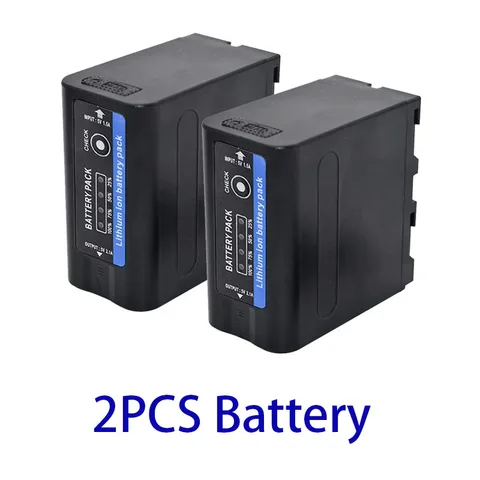 NP-F980 Аккумулятор 10000 мАч NP-F970 Аккумуляторная батарея для Sony F960 F550 F570 QM91D NP-F975 NP-F950 NP-F930 CCD-RV100 Аккумуляторы