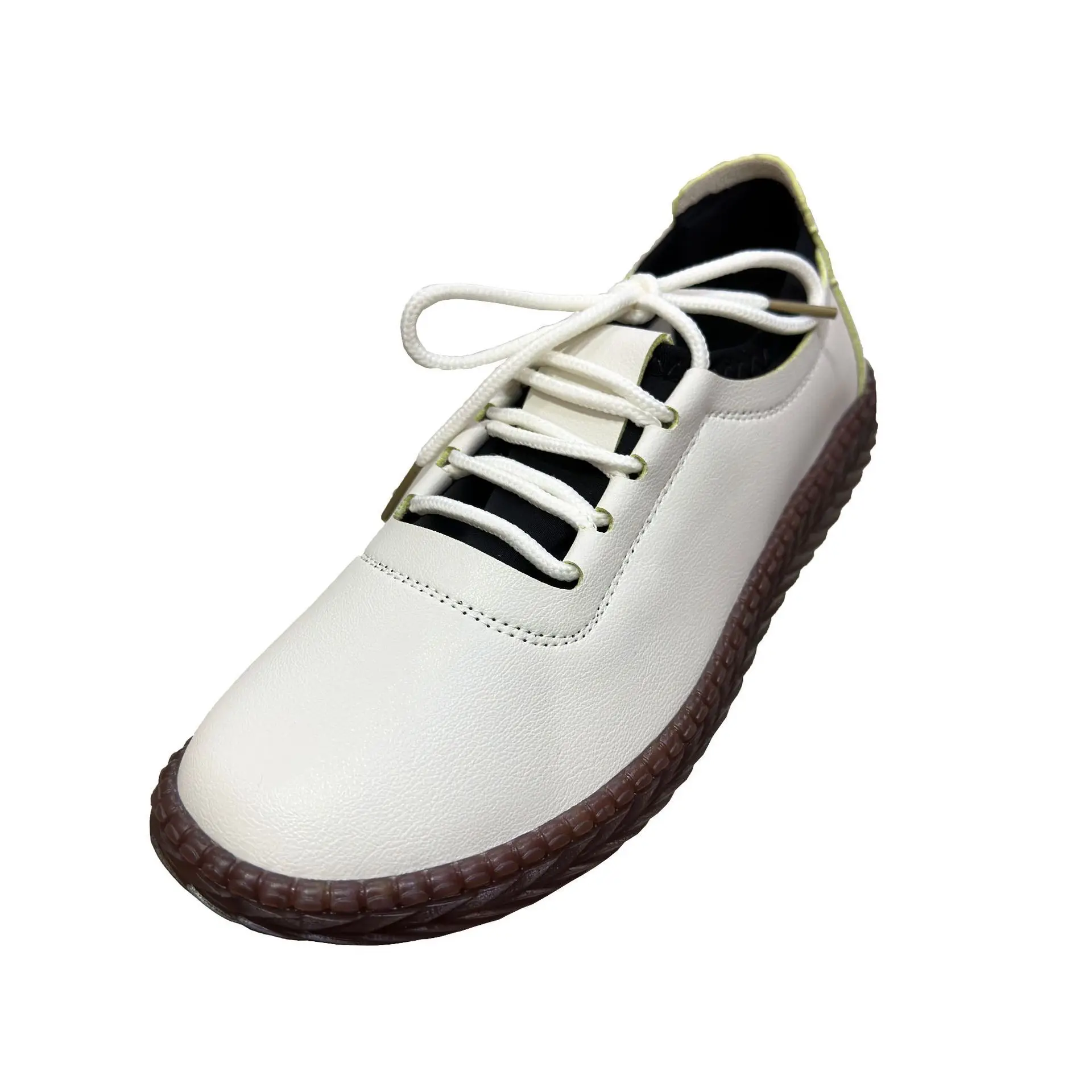 Fashion Women's Casual Shoes 2023 Autumn Soft Leather Women's Comfortable Mom's Shoes Outdoor Walking Sports Flat Shoes