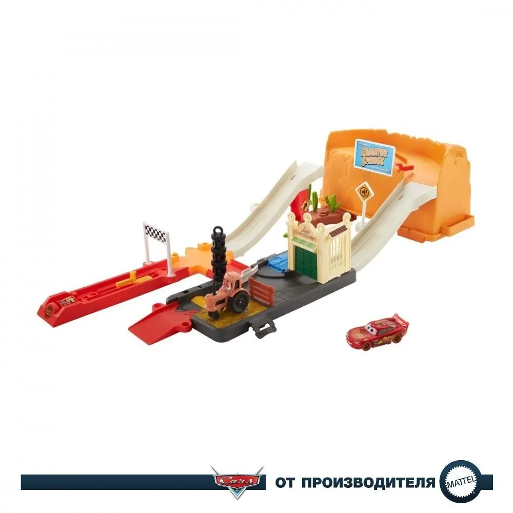 Набор игровой Cars Автотрек Гонки по Радиатор Спрингс HDN02 - купить выгодной цене |