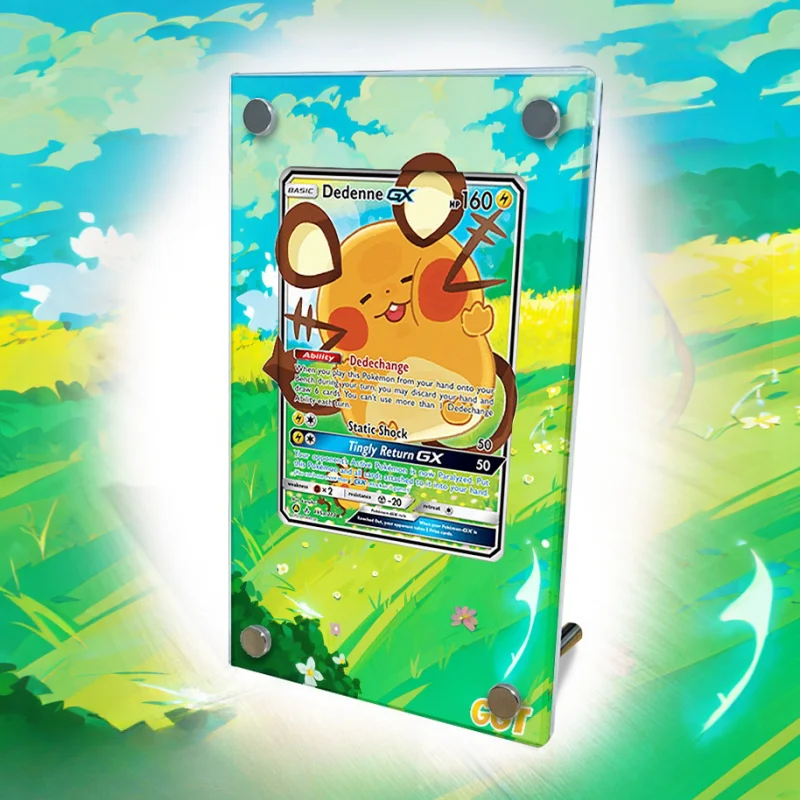 Карточки Pokemon PTCG защитный чехол для аниме-игры Dedenne с изображением кирпича