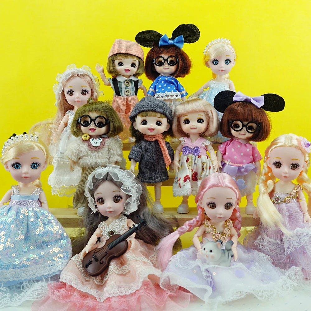 Новинка 1/12 шарнирная кукла модная мини-кукла с одеждой Ob11 наряд сделай сам