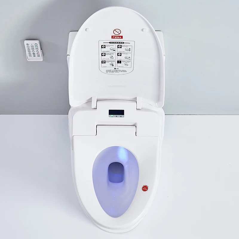 

Intelligent Toilet Seat Cover Electric Bidet Bowls Clean Heating Dry Massage Smart Lid Toilet Seat for Bathroom Remote Control