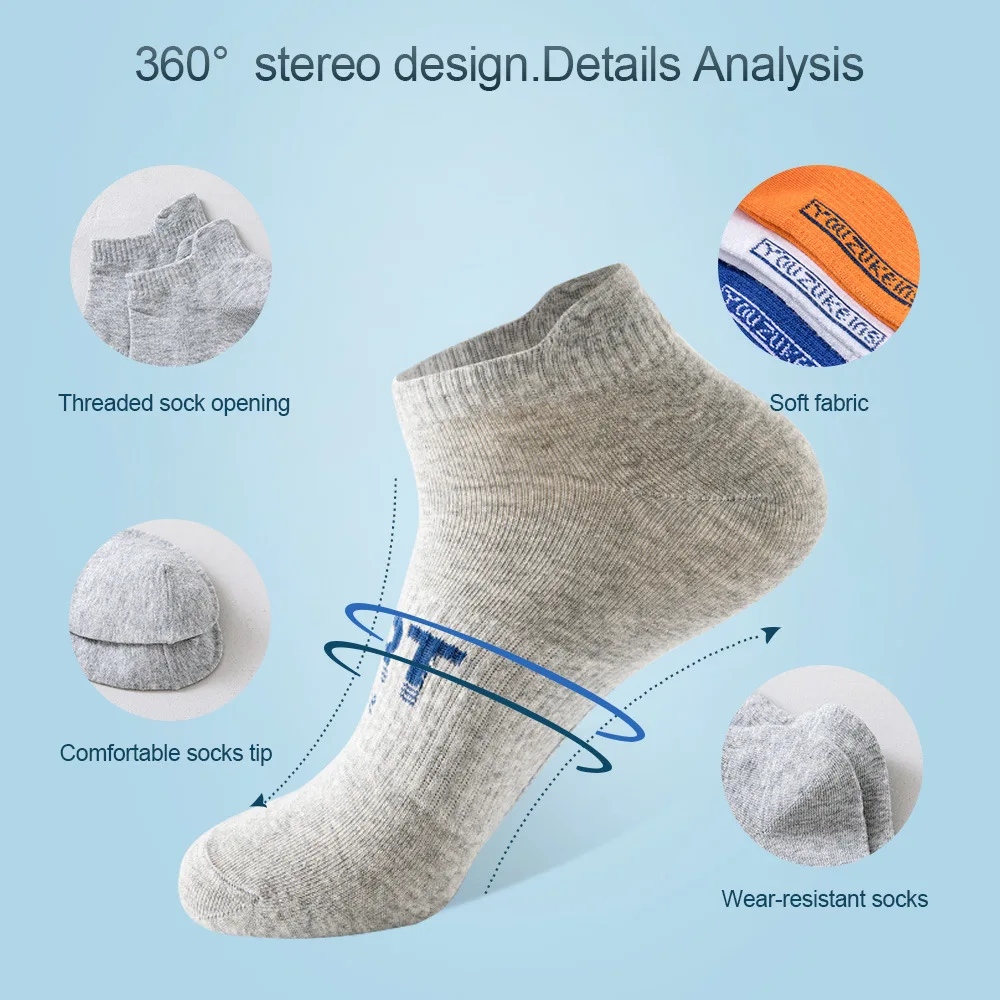 HSS 10Pairs/Lot Men's Socks Four Seasons Casual Male Klein Blue Color Socks Comfortable Business Ankle Running Sports Socks Soft