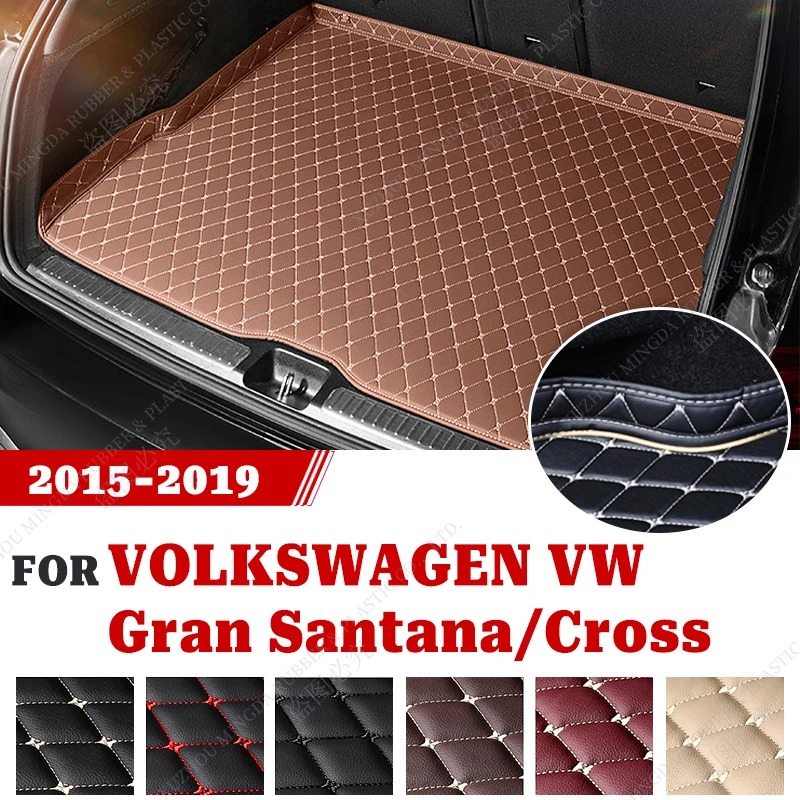 

Коврик для багажника автомобиля для VOLKSWAGEN VW Gran Santana hatchback 2015 2016 2017 2018 2019, пользовательские автомобильные аксессуары, украшение интерьера автомобиля