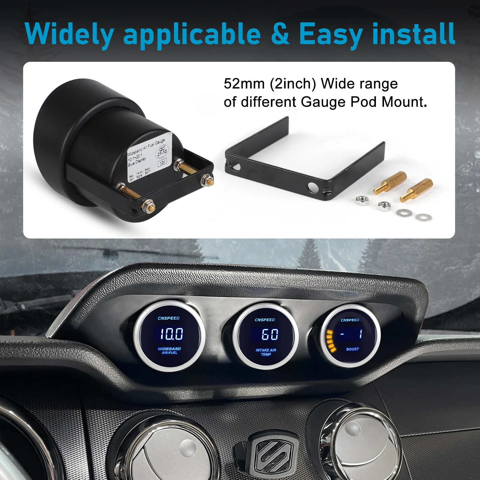 2'' 52 мм 12 В Датчик соотношения воздуха и топлива LSU 4.9 Широкополосный комплект