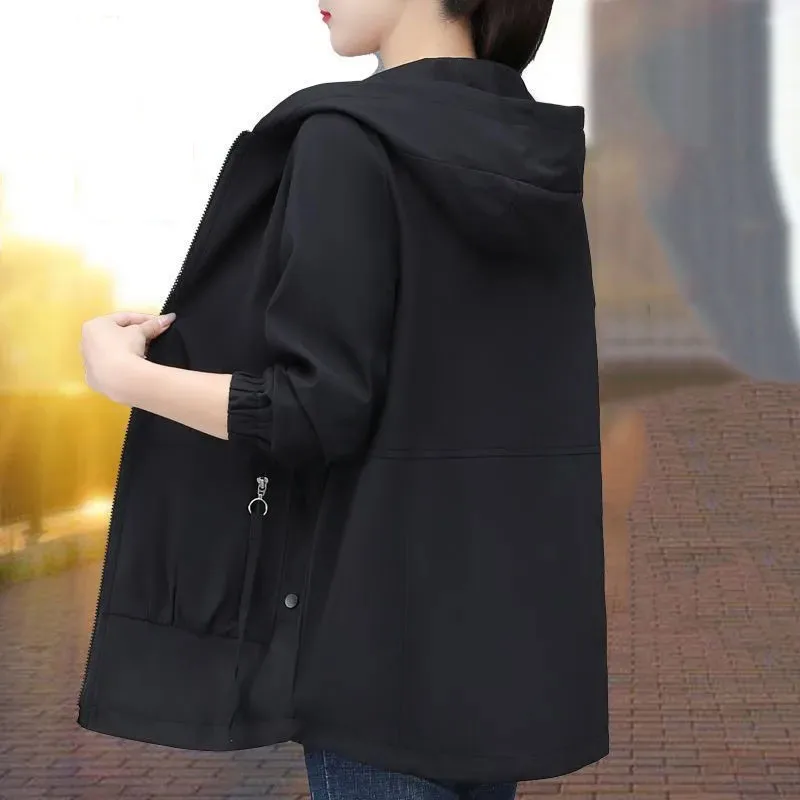 Корейский высококлассный Новинка 2024 весна-осень тренчкот Женская Повседневная