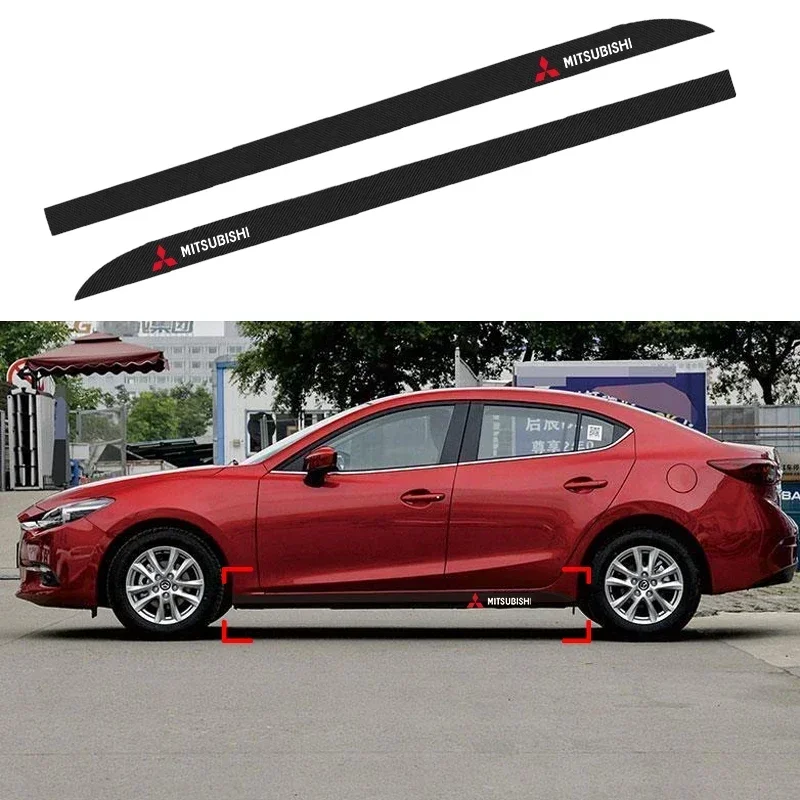 2 шт. декоративные наклейки на талию автомобиля боковая юбка автомобильные из