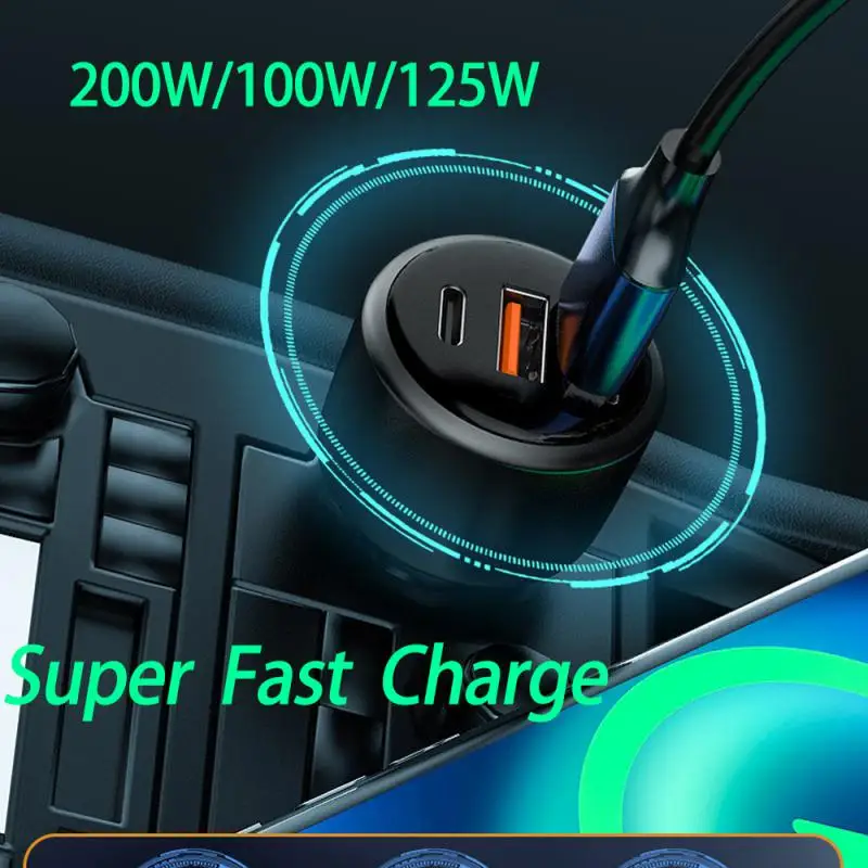 

Car Adapter For Xiaomi Usb PD36W Fast Charger Dual USB Car Phone Charger For IPhone 13 12 Tablets Xiaomi Huawei Car-Charger