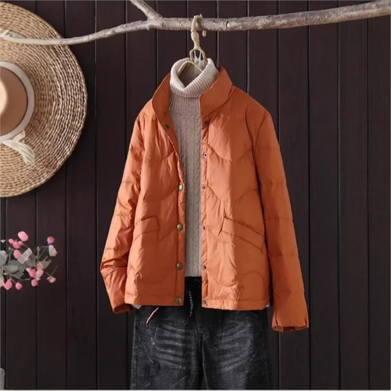 QPFJQD женские зимние повседневные пальто в китайском стиле ретро с длинными