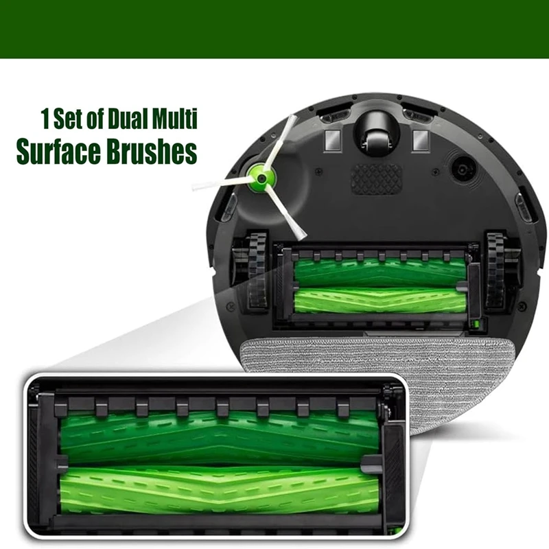 Комплект сменных аксессуаров для Irobot Roomba Combo I5 I5+ J5 J5+ щетки фильтры Hepa подушечки