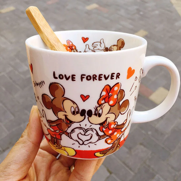 Керамическая кружка Disney Stitch с ложкой