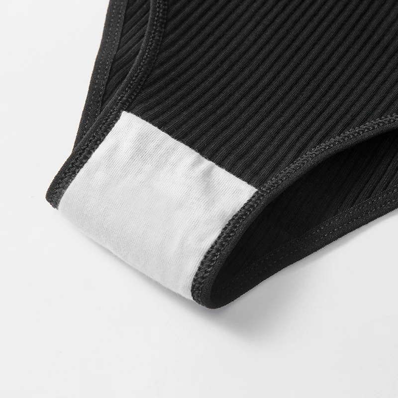 Трусики женские хлопковые в полоску 10 шт./компл. |