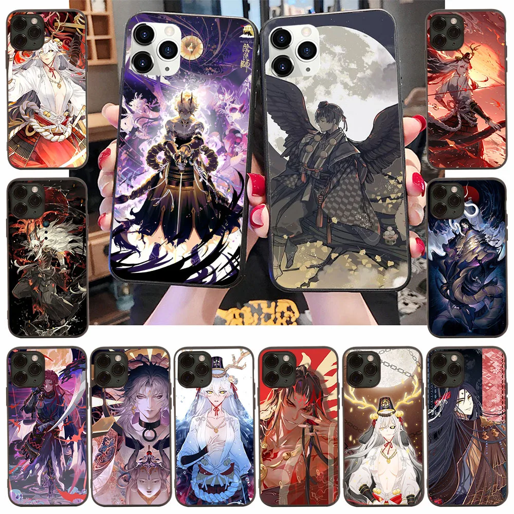 Силиконовый чехол ZY23 Onmyoji из ТПУ для Samsung A24 A05 A05S A15 A25 A35 A55 M15 M55 M31 M51 M30 M30S M21 M20 мягкий