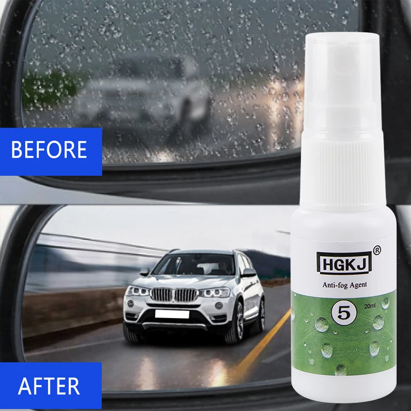 

20ml HGKJ Car Wash&Maintenance Anti-fog Agent Rainproof Spray For Front Window Glass And Mist Goggles