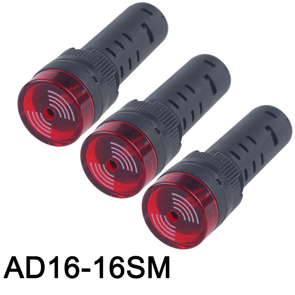 

3x Панель крепление AD16-16SM 22SM 12V 24V 220V 22 мм флэш-сигнал светильник светодиодный активный звуковой сигнал тревоги индикаторной лампочкой, красный, зеленый, желтый