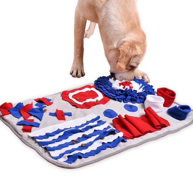 

Dog Playing Toys Pet Training Mat Dog Feeding Mat Snuffle Cushion Training Feeding Stress Release Pad Foraging Skill Puzzle Toys