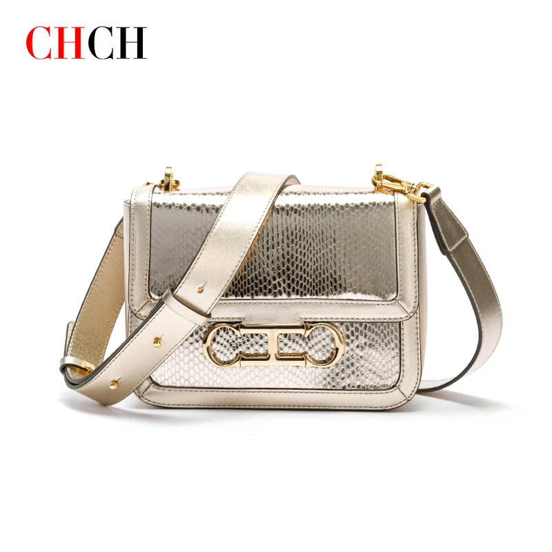 

CHCH Women's Bag 2023 Fashion Luxury Designer Women Handbags Golden Large Capacity Party Casual Tote