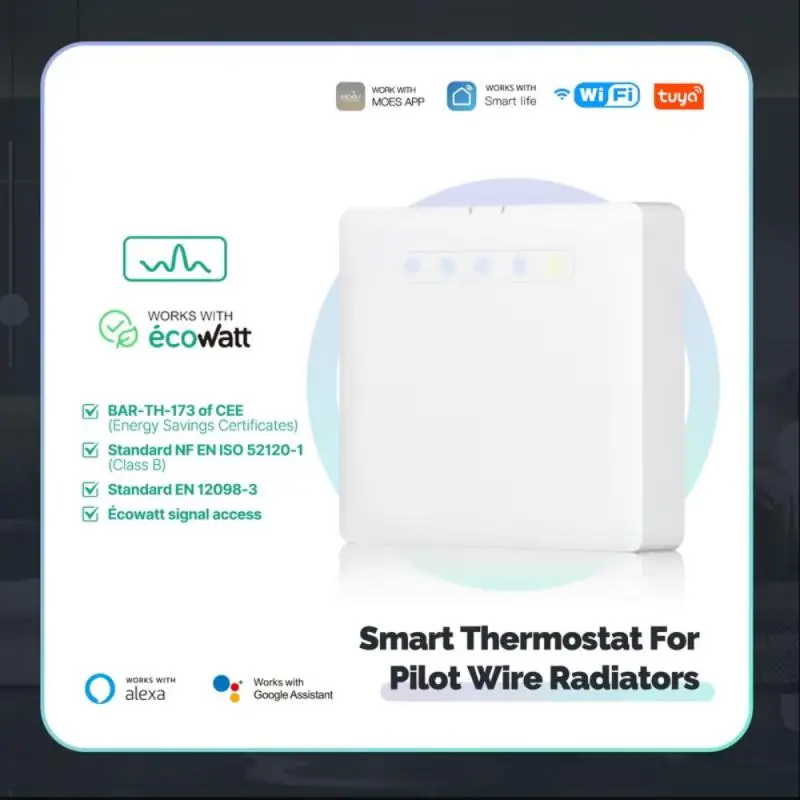 Смарт-термостат ZigBee с поддержкой Wi-Fi и эковатт