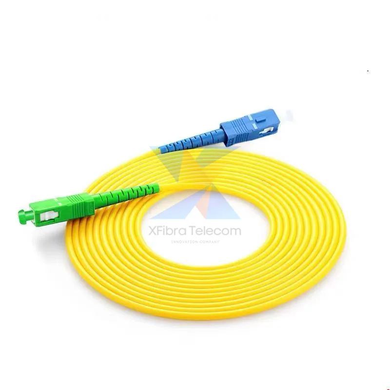 Оптовая цена 10 шт./лот SC/ UPC-SC/ APC Simplex PVC LSZH оптоволоконный Соединительный шнур для