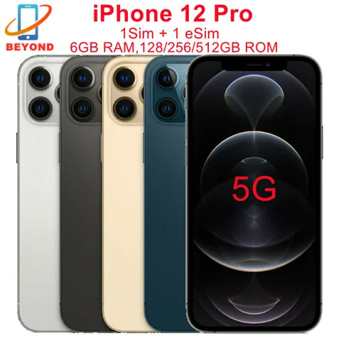 Смартфон Apple iPhone 12 Pro, 6/128ГБ, 6/256ГБ, 6/512ГБ, global, Б/у