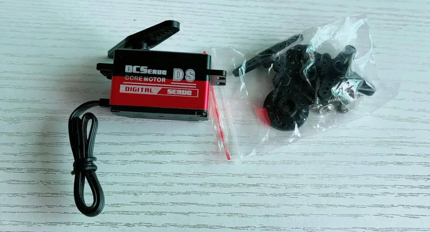 OCS-D185 OCServo 6V 0.1с 20кг.см Низкопрофильный высокоскоростной сервопривод с безредукторным стальным редуктором, полностью металлический, для замены Hitec KST (art.: 3920dc0bcfad3) - 3920dc0bcfad3