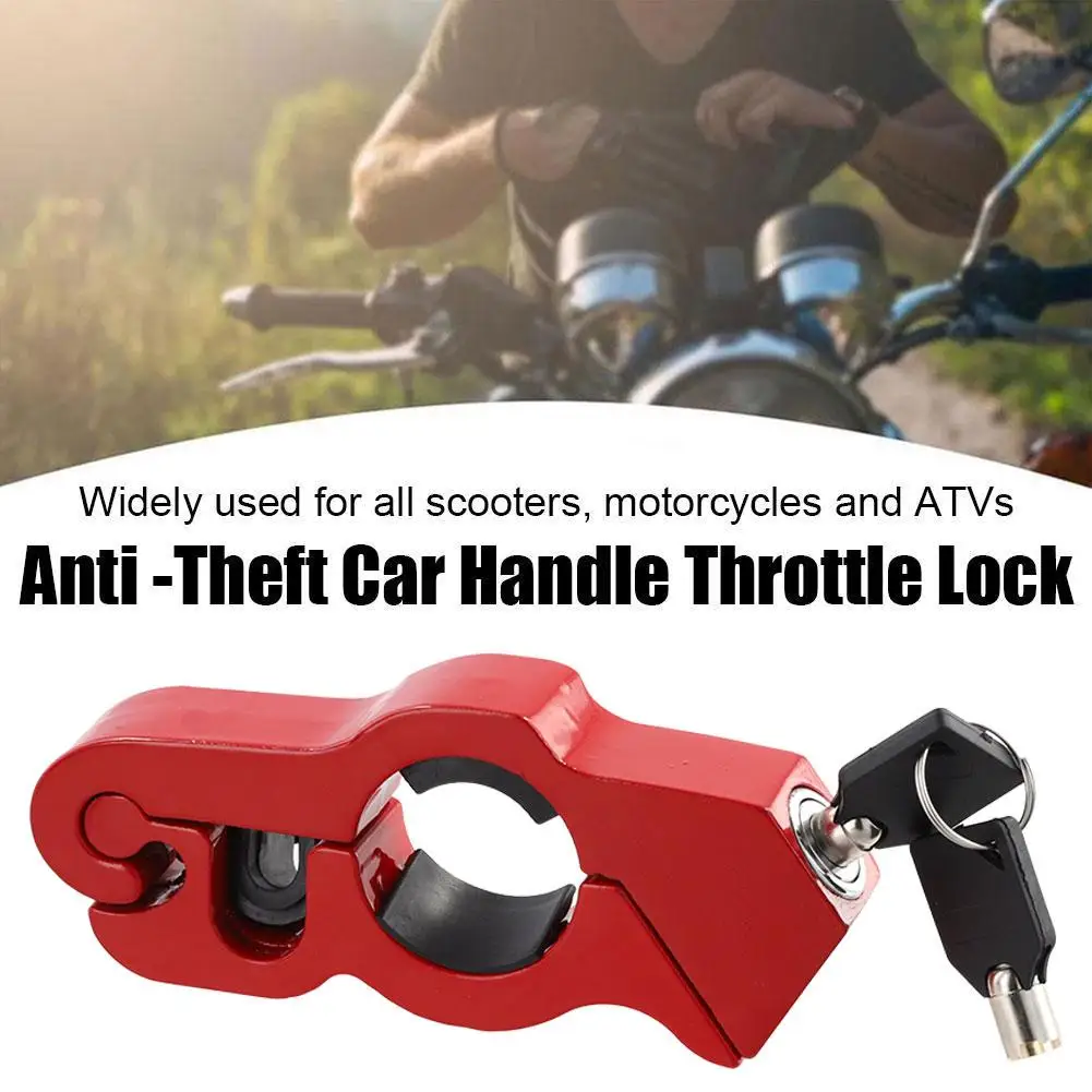 

Motorcycle Handlebar Lock Handlebar Brake Handle Solid Pull Lock Rod Theft Safe Street Steal ATV Bikes Dirt Anti Lock Imita X4Z7