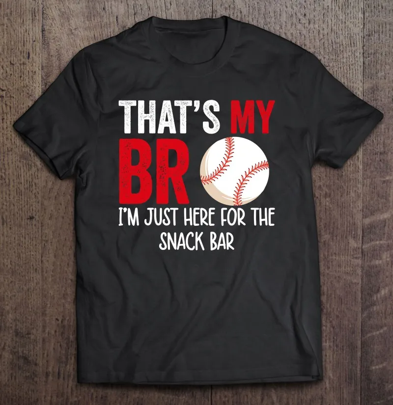 

Это мой брат, я здесь для бармена, Бейсбольная Футболка для брата, Мужская футболка, Мужская одежда, одежда для манги, футболка большого разм...