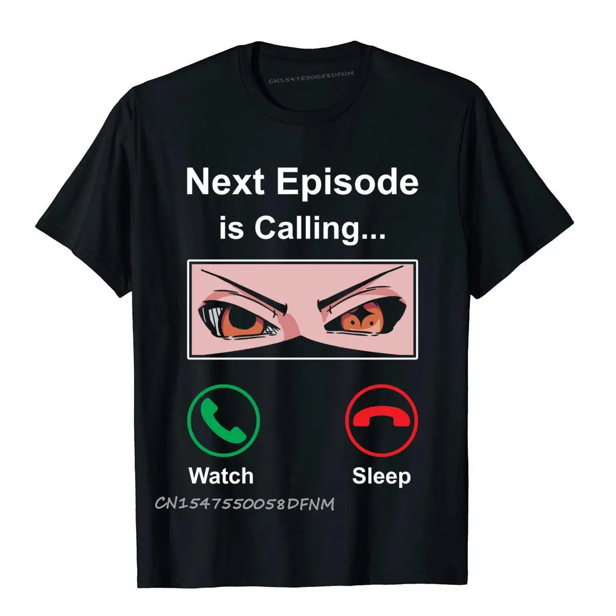

Cute Men's Top T-Shirts Anime Next Episode Is Calling High Street Tops Shirts Premium Cotton Comfortable