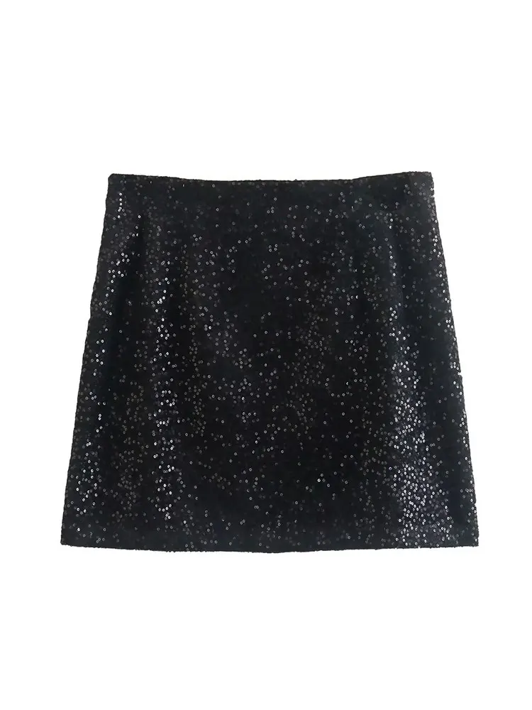 

Kalevest Y2K Grunge Micro Skirts Black Rock Ladies Women Skirts Cute Sequins Skirt Bandage Skirt Aesthetic Rave Outfits Clothing