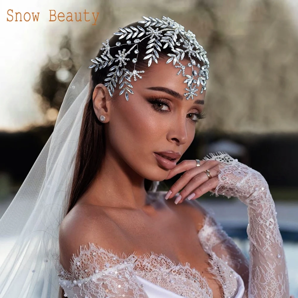 

DZ029 Wedding Head Chain Exquisite Forehead Headband Chain Hair Jewelry for Women Headpiece Bohemia Bridal Hair Accessories