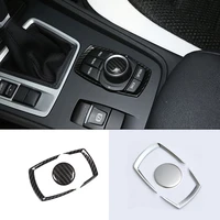 for bmw 1 2 3 series x3 f30 f25 carbon fiber color center multimedia switch button frame trim car interior accessories