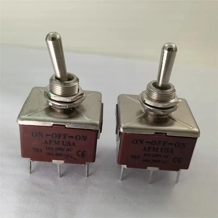 AFM ON-OFF-ON 15A250VAC 9-футовый 3-ступенчатый кнопочный переключатель