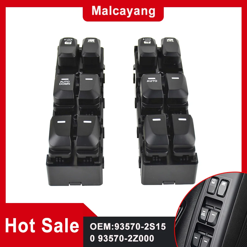 

Переключатель Стеклоподъемника 93570-2S150 93570-2Z000 93570-2S010 для Hyundai IX35 2009 2010 2011-2015