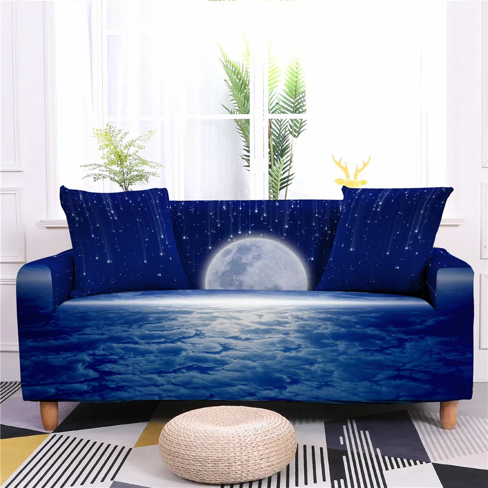 

Осенне-зимний красивый чехол для дивана Moon Night, все включено, большая двуспальная кровать для гостиной, спальни, большие диваны