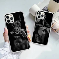animal dachshund doberman dog phone case for iphone 11 12 13 mini pro max 8 7 6 6s plus x 5 se 2020 xr xs case shell