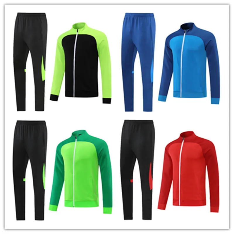 

2022/23 New Men's Running Long Zipper jacket Sportswear Football Training Wear European Size S-XXL