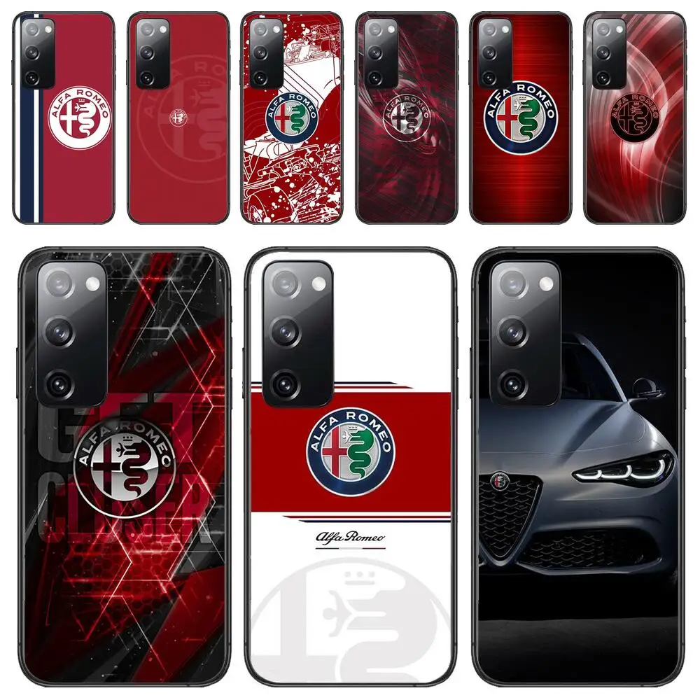 

Italian Car Alfa Romeo Phone Case Luxury Fashion For Samsung Galaxy S23 S21 S10 S30 S20 S22 S8 S9 S30 Pro Plus Ultra Fe Covers
