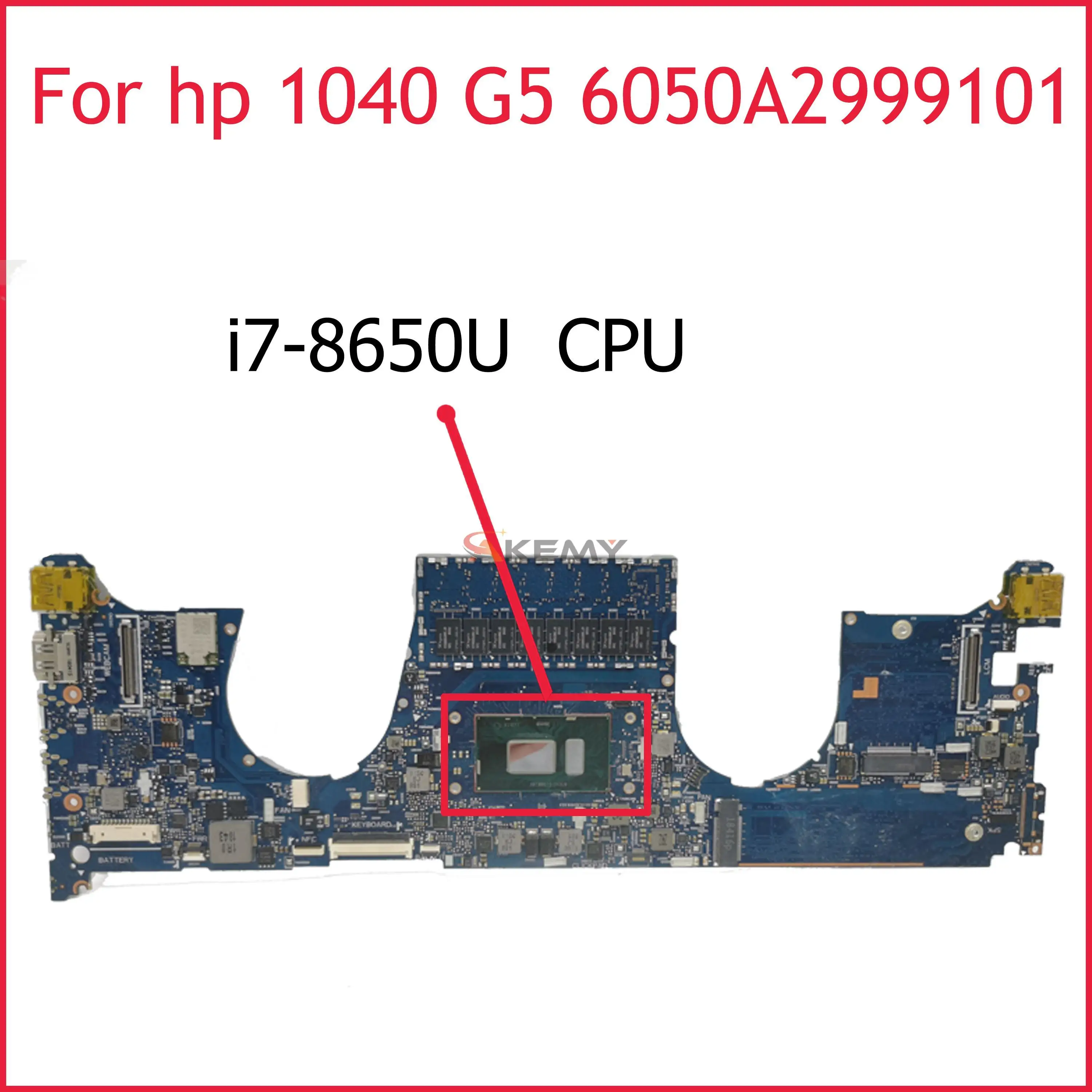 

Akemy Motherboard L41015-601 For HP ELITEBOOK X360 1040 G5 Laptop Motherboard BLURR 6050A2999101-MB i7-8650U 32GB RAM Tested OK