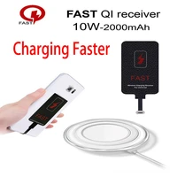 10W Wireless Charging Receiver for Samsung Huawei Xiaomi Iphone5-7 Universal Micro USB Type Fast Wireless Charger Adapter