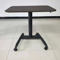 intelligent furniture pneumatic laptop adjustable height table and sit stand up desk