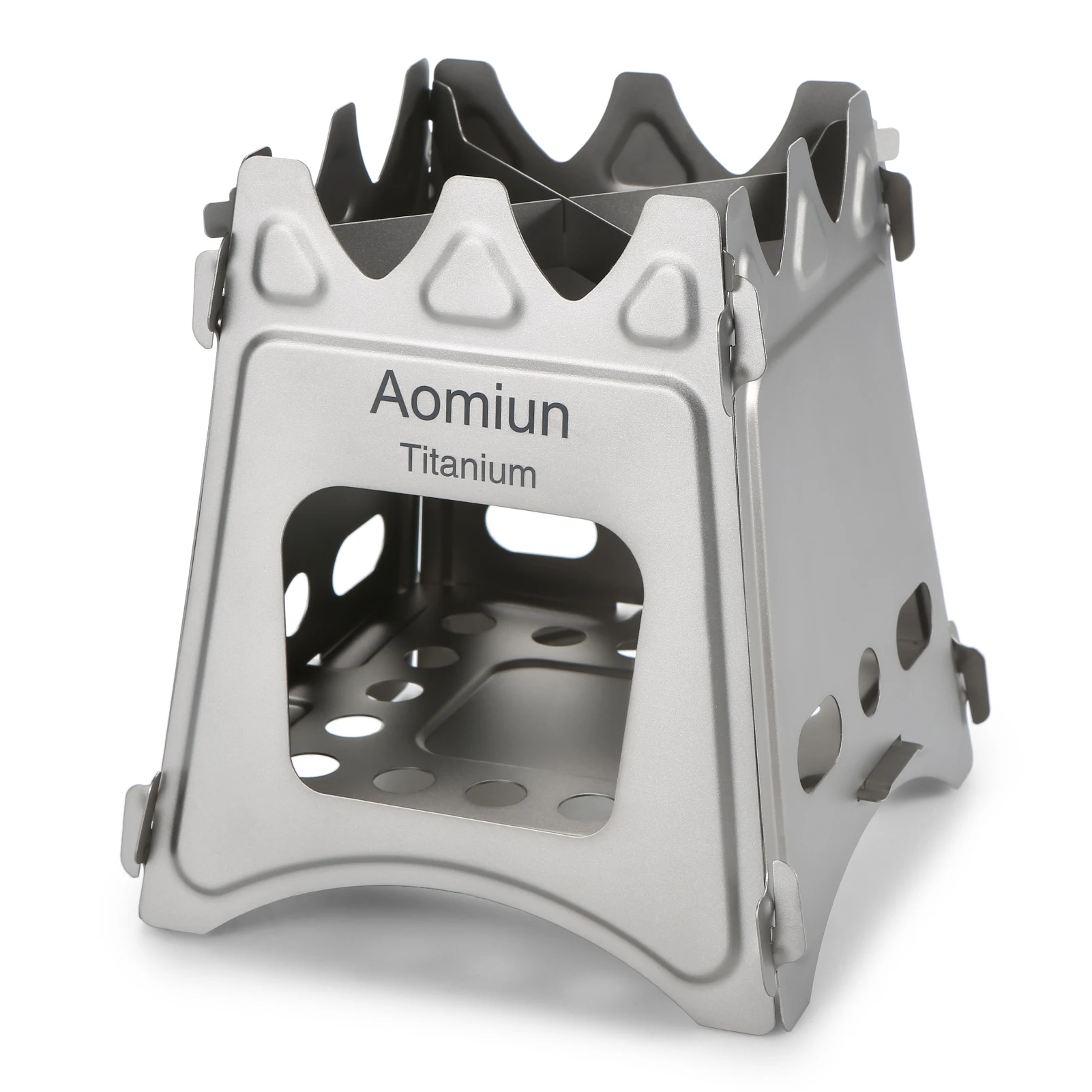 

Aomiun Camping Stove Compact Folding Wood Stove Tourist Burner for Outdoor Camping Cooking Picnic Survival Barbecue Equipment