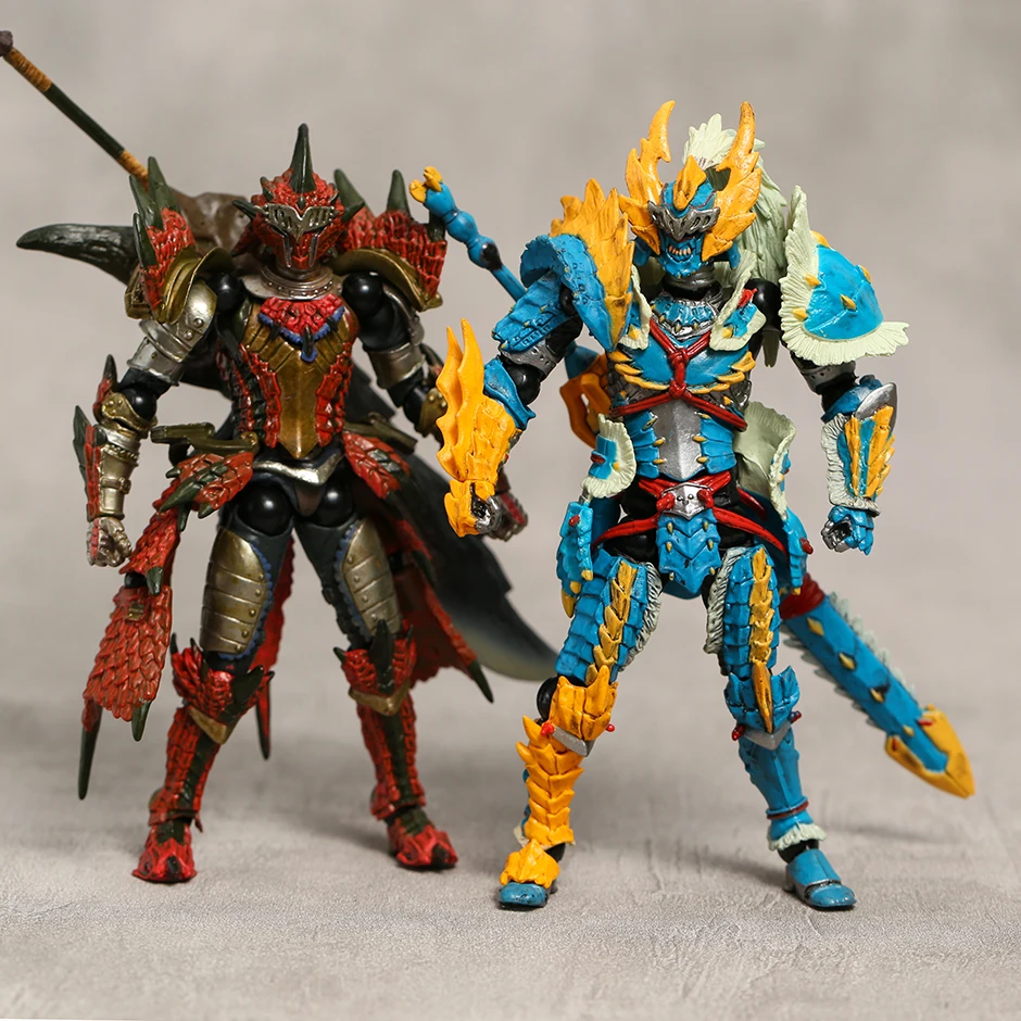 

Monster Hunter Swordsman Zinogre / Rathalos Figurine Collection Action Figure Model Toy Gift
