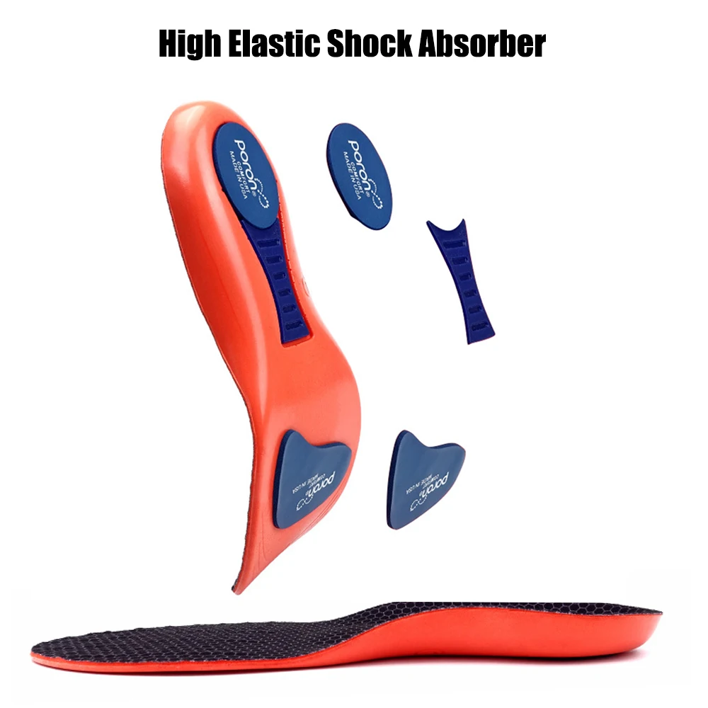Premium Orthopedic Sports Insoles for Shoes Men Women Flat Foot Arch Support Plantar Fasciitis Insoles for Sneakers Shoe Sole