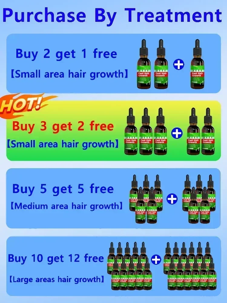 Быстрое средство для роста волос против выпадения травяное эфирное масло