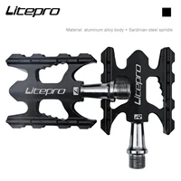 litepro bike pedal aluminum alloy ultralight bearing k3 for folding mountain 225g