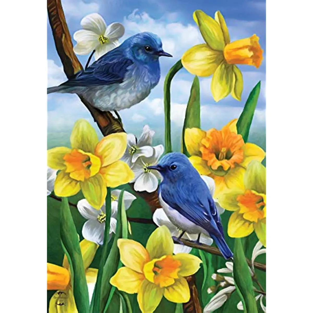

Daffodils Spring Garden Flag Floral 12.5" x 18" Lane flag