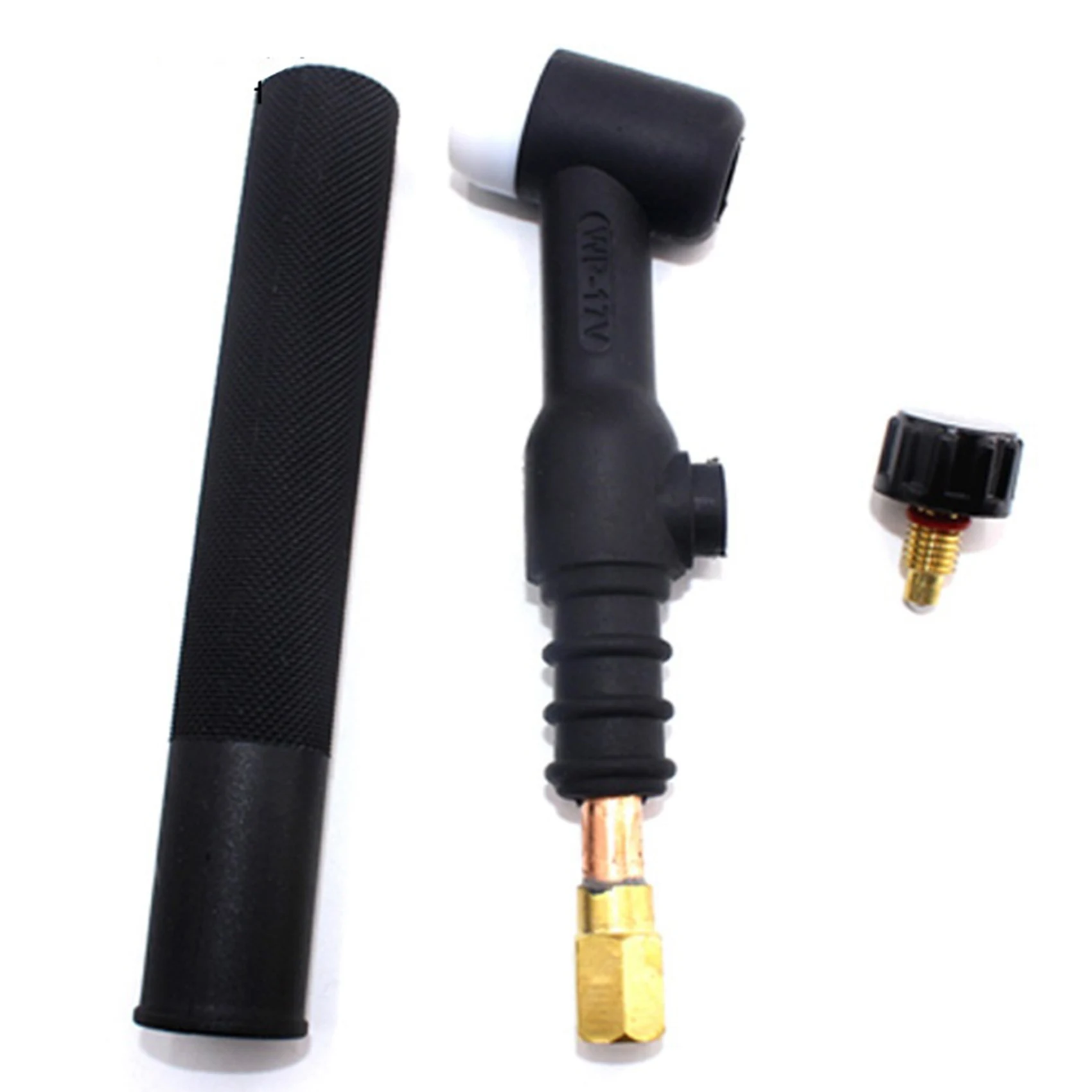 

Black TIG Welding Accessories WP17V Argon Arc Torch Body Air-Cooled Head Industrial Torch Accessories