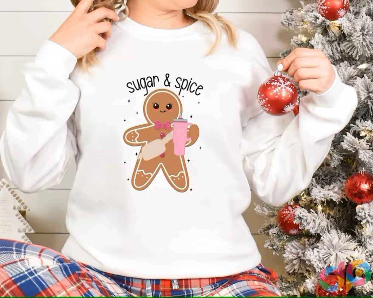 Забавная модная Рождественская рубашка с изображением сахара и искусственного