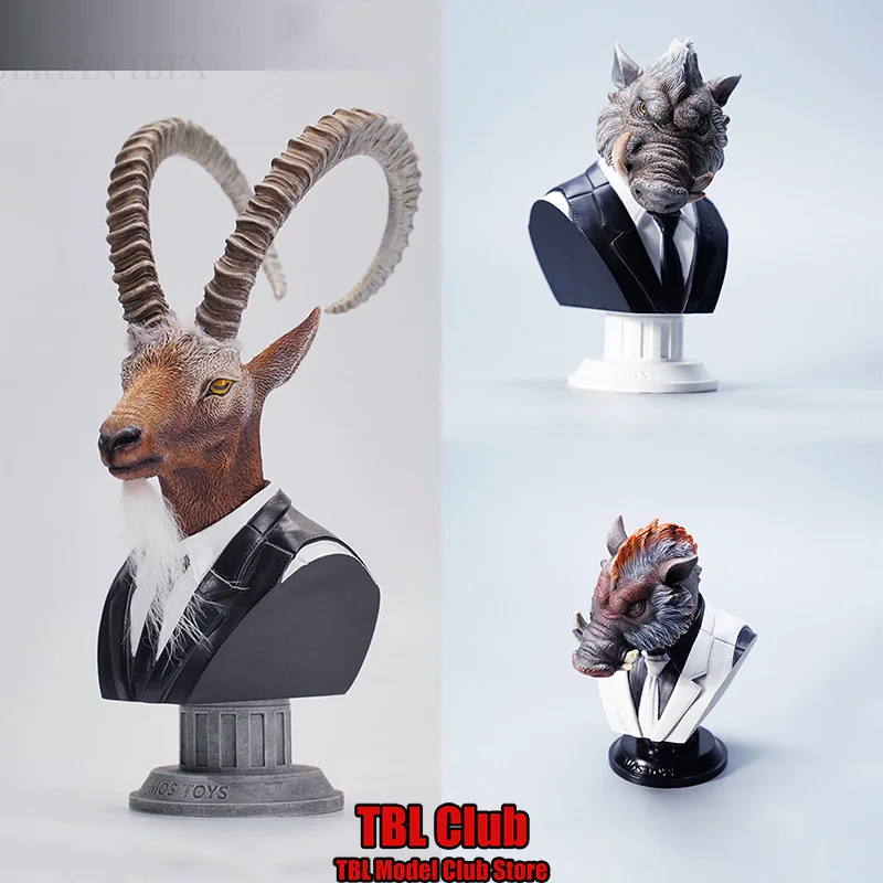 

In Stock 3 Styles Mostoys Ms2203 MS2301 1/6 Scale Animals Head Carving Model Toy IBEX Boar Head Sculpt For 12 Action Figure Body